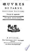 Parny, Evariste Desire Desforges, vicomte de Oeuvres. 7. ed., corr. et augm