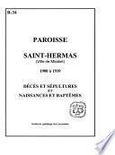 Paroisse Saint-Hermas (ville de Mirabel), 1900 à 1939