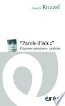 Parole d'éduc