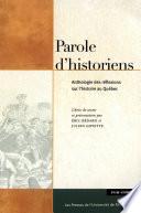 Parole d'historiens
