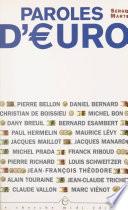 Paroles d'euro