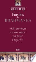 Paroles de brahmanes