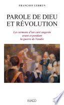 Paroles de dieu et révolution