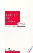 Paroles de divan