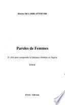 Paroles de femmes