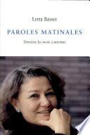 Paroles matinales