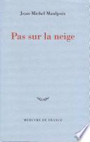 Pas sur la neige