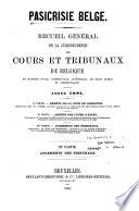 Pasicrisie belge