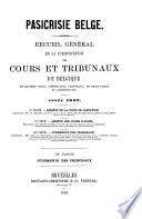 Pasicrisie belge