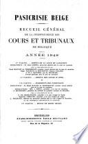 Pasicrisie belge