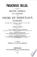Pasicrisie belge