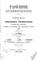 Pasicrisie luxembourgeoise