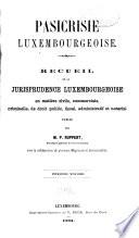 Pasicrisie luxembourgeoise