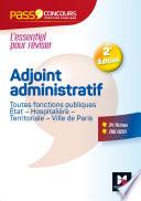 Pass'Concours - Adjoint administratif Fonction publique Etat, territoriale, hospitalière - Cat C