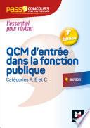 Pass'Concours - QCM d'entrée dans la fonction publique - 7e édition - Révision et entrainement