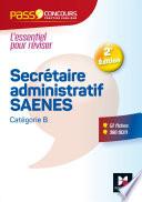 Pass'Concours - Secrétaire administratif-SAENES - Catégorie B - Entrainement et révision