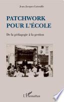 Patchwork pour l'école