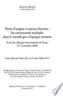 Patrie d'origine et patries électives