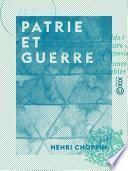 Patrie et Guerre