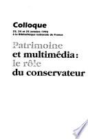 Patrimoine et multimédia