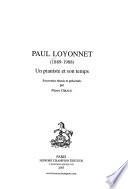 Paul Loyonnet, 1889-1988, un pianiste et son temps