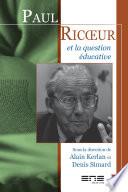 Paul Ricoeur et la question éducative