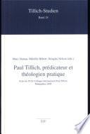 Paul Tillich, prédicateur et théologien pratique