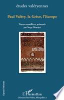 Paul Valéry, la Grèce, l'Europe