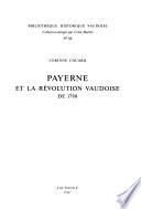 Payerne et la Révolution vaudoise de 1798