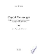 Pays et mensonges
