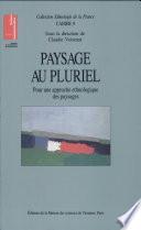 Paysage au pluriel