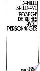 Paysage de ruines avec personnages