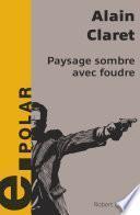 Paysage sombre avec foudre