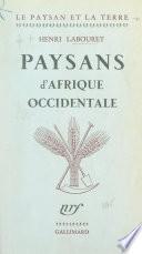 Paysans d'Afrique occidentale
