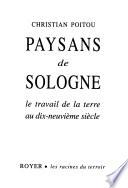 Paysans de Sologne