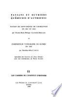 Paysans et ouvriers québécois d'autrefois