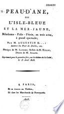 Peau-d'âne ou l'Isle-bleue et la mer jaune