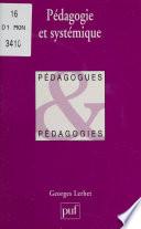 Pédagogie et Systémique