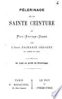 Pèlerinage de la Sainte ceinture au Puy-Notre-Dame