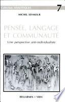 Pensée, langage et communauté