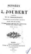 Pensées de J. Joubert