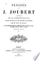 Pensées de J. Joubert