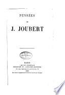 Pensées de J. Joubert