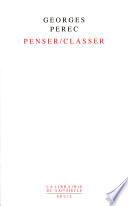Penser-Classer