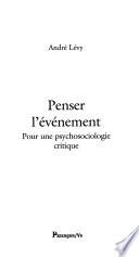 Penser l'événement