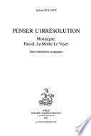 Penser l'irrésolution