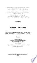 Penser la guerre