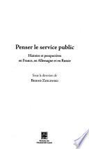 Penser le service public