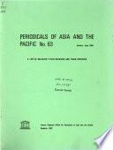 Periodicals of Asia and the Pacific