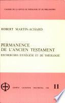 Permanence de L'ancien Testament